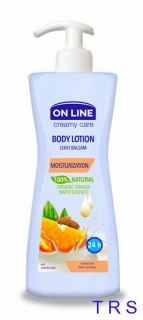 ON line Body Lotion ORGANIC ORANGE/ALMOND MILK