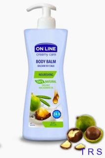 ON line Body BALM ORGANIC MACADAMIA OIL/OLIVE OIL