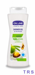 ON line SHOWER GEL  ORGANIC MACADAMIA OIL/OLIVE OIL