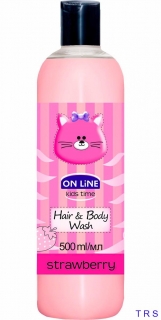ON LINE KIDS TIME HAIR&BODY WASH  STRAWBERRY