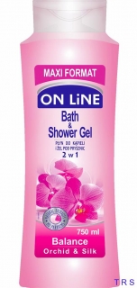 ON LINE Bath/SPRCHOVÝ GEL  BALANCE ORCHID/SILK