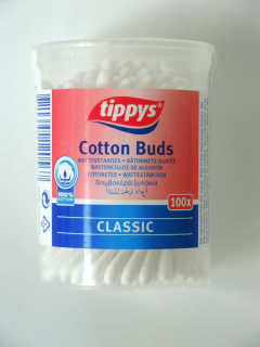 TIPPYS VATOVÉ TYČINKY 100KS PLAST