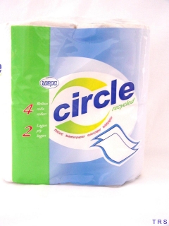 CIRCLE WC PAPÍR 4ks X 200útržků