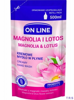 ON LINE TEKUTÉ MÝDLO NÁPLŇ MAGNOLIA/LOTOS 500ml