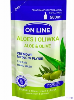 ON LINE TEKUTÉ  MÝDLO NÁPLŇ ALOE VERA 500ml
