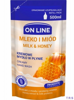 ON LINE TEKUTÉ MÝDLO NÁPLŇ MIKL/HONEY 500ml