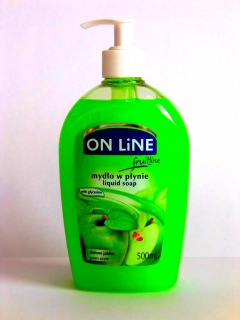 ON LINE tekuté mýdlo zelené jablko 500ml